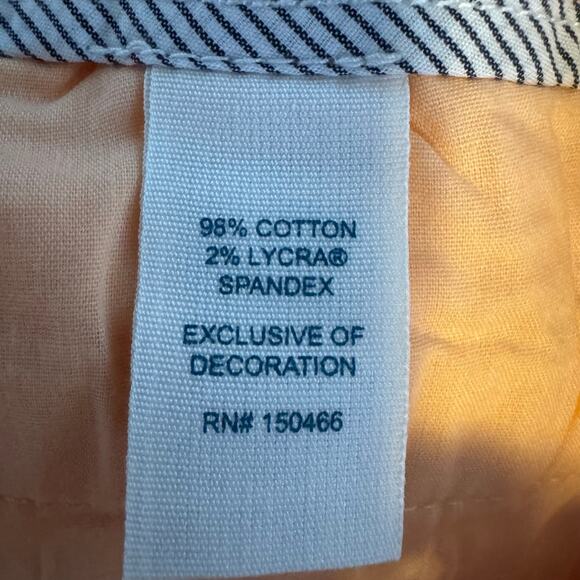 Market & Spruce Madison Chino Shorts Coral NWT Size 16 Mid Rise Stretch - Picture 7 of 8